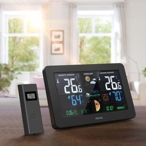 Produktbild für Wetterstation Hama 00186380, Premium, Funk, digital