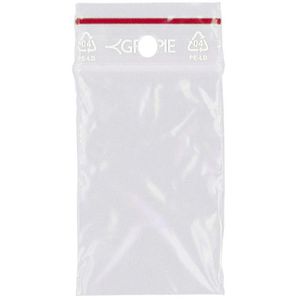 Produktbild für Druckverschlussbeutel Grippie 40 x 60 mm