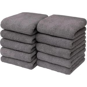 Waschlappen NatureMark Seiflappen, anthrazit, 30 x 30 cm