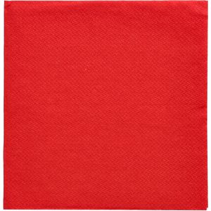 Produktbild für Servietten Papstar 89604, Daily Collection, rot