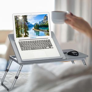 Produktbild für Laptoptisch Relaxdays 10031634, aus Holz, höhenverstellbar