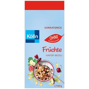 Produktbild für Müsli Kölln Früchte, ohne Zuckerzusatz