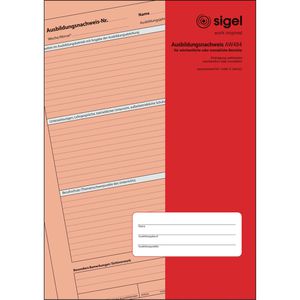 Produktbild für Ausbildungsnachweis Sigel AW484, A4