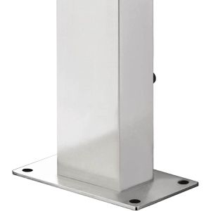 Produktbild für Gartendusche vidaXL 315939, Kaltwasserdusche, silber