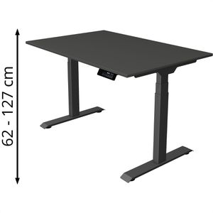 Produktbild für Schreibtisch Kerkmann Move 1 stable, anthrazit / anthrazit