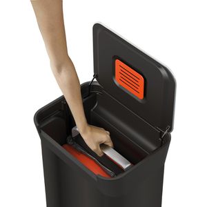 Produktbild für Mülleimer JosephJoseph Titan, schwarz