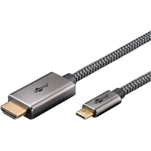 Produktbild für HDMI-Kabel Goobay 75701 HDMI 2.0, vergoldete Stecker