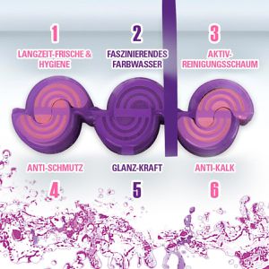 Produktbild für WC-Duftspüler Cillit-Bang 6 in 1, Wilde Orchidee