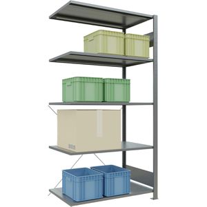 Anbauregal Schulte 12765, 5 Metallböden