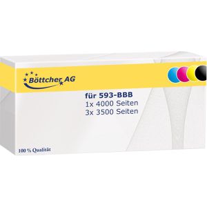 Produktbild für Toner Böttcher-AG für Dell 593-BBB Multipack