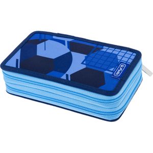 Produktbild für Federmäppchen Herlitz Doppeletui, Blue Goal
