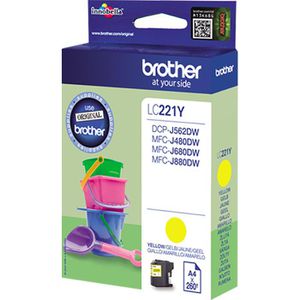 Produktbild für Tinte Brother LC-221Y gelb