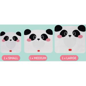 Produktbild für Druckverschlussbeutel Legami ZB0004, Panda, 210 x 230 mm
