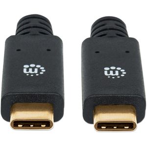 Produktbild für USB-Kabel Manhattan 354905, USB-C 3.0, 2 m