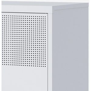 Produktbild für Highboard FlexiSpot CB10B-Standard, weiß aus Metall