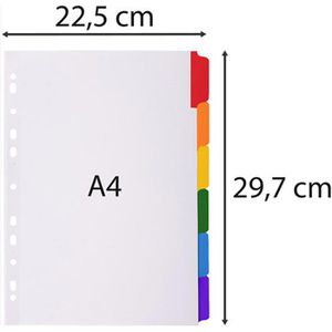 Produktbild für Register Exacompta 2306E, A4, blanko