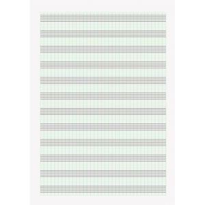 Produktbild für Notenheft Brunnen 1046846, Star Lineatur 14, A4