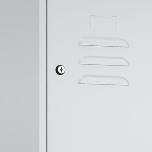 Produktbild für Spind CP-Möbel Classic PLUS, Z-Spind, lichtgrau