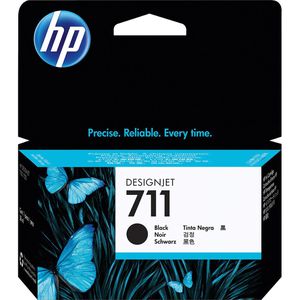 Produktbild für Tinte HP 711, CZ129A schwarz