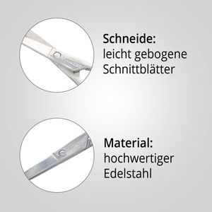 Produktbild für Nagelschere WUNDmed 06-008, Edelstahl