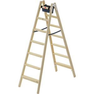 Stehleiter Hailo Master H80, 8768701, beidseitig begehbar