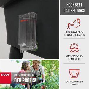 Produktbild für Hochbeet NOOR Calipso Komplettset, aus Kunststoff
