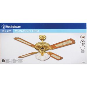 Produktbild für Deckenventilator Westinghouse Monarch Trio, 78171, Ø 132cm