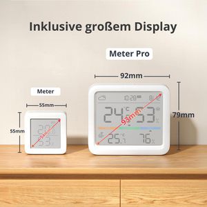 Produktbild für Thermo-Hygrometer SwitchBot W4900000, Meter Pro, digital
