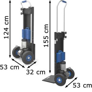 Produktbild für Sackkarre DM-System ZW4250, klappbar, elektrisch