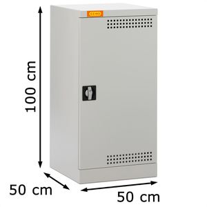 Produktbild für Umweltschrank CEMO 5/10, 10999, lichtgrau