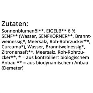 Produktbild für Mayonnaise Naturata Delikatess, 80% Fettgehalt, demeter, BIO