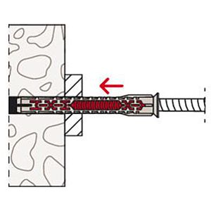 Produktbild für Schrauben-Dübel-Set Fischer 562171, DuoXpand FUS