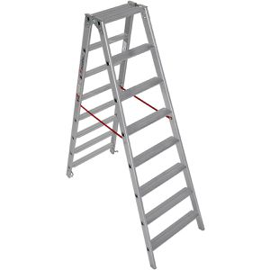 Produktbild für Stehleiter Euroline Nr. 20577, 2057708, beidseitig begehbar