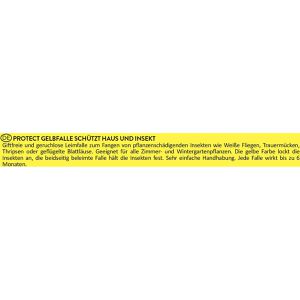 Produktbild für Gelbtafeln Protect Gelbfalle, 8 x 12,5 cm, zum Stecken