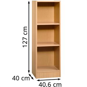 Produktbild für Aktenregal Hammerbacher N-Serie, aus Holz