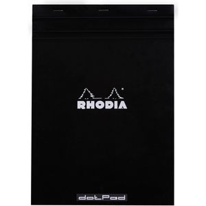 Produktbild für Notizblock Rhodia 18559C, dotpad, schwarz, A4