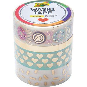 Produktbild für Washi-Tape Folia 26431 Hotfoil, mit Glanzeffekt, gold II