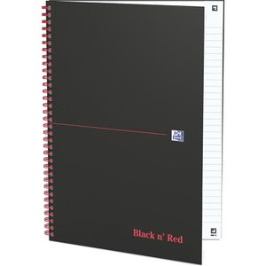 Produktbild für Collegeblock Oxford 400047655, Black n Red, A5