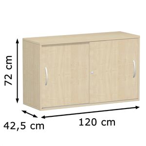 Produktbild für Schiebetürenschrank Geramöbel Flex, Holz