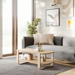 Produktbild für Couchtisch Umbra Bellwood, 1017427-390, aus Holz, beige
