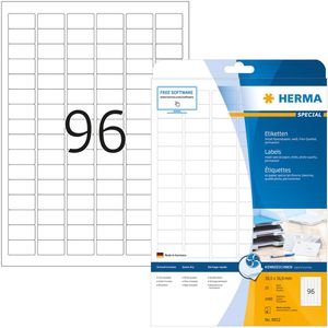 Inkjet-Etiketten Herma 8832 Special, weiß