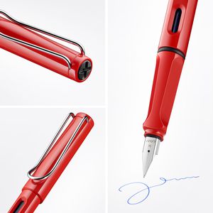 Produktbild für Füller Lamy safari 016 red, Feder M