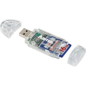 Kartenleser Hama SD/MMC, 2 in 1, USB 2.0