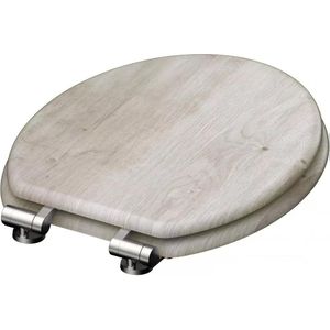 Produktbild für WC-Sitz Schütte Light Wood 80192, oval, aus Holz
