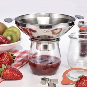 Produktbild für Trichter Böttcher-AG silber, Marmeladentrichter