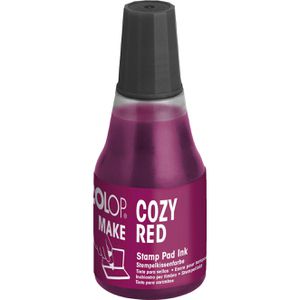 Stempelfarbe Colop Make, wasserbasiert, cozy red