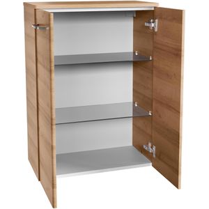 Produktbild für Bad-Hängeschrank Fackelmann Milano, 84262, matt asteiche