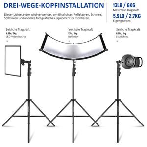 Produktbild für Stativ Neewer ST-400AC, Höhe bis 400 cm