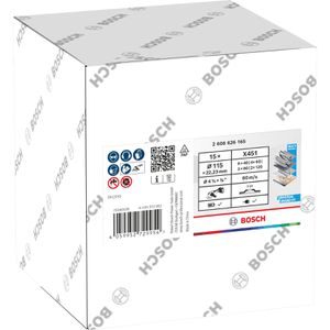 Produktbild für Fächerschleifscheibe Bosch X451, 2608626165, Set
