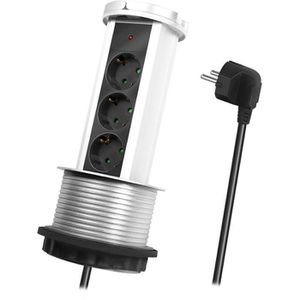 Einbausteckdose LogiLink LPS235A, mit 1,8m Kabel